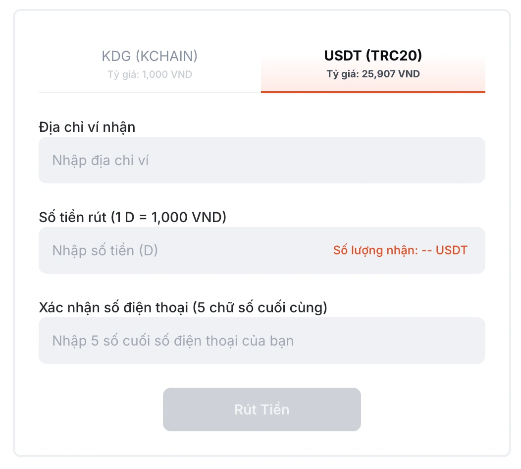 Hướng dẫn rút USDT từ  về sàn Huobi